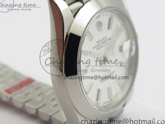 MiroTime 0401 Packable DateJust 228238 Smooth Bezel SS Noob 1:1 Best Edition Silver Sticks Dial On Jubilee Bracelet A 3506